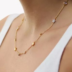 Missoma cosmic celestial interstellar star necklace 925 sterling moonstone gold